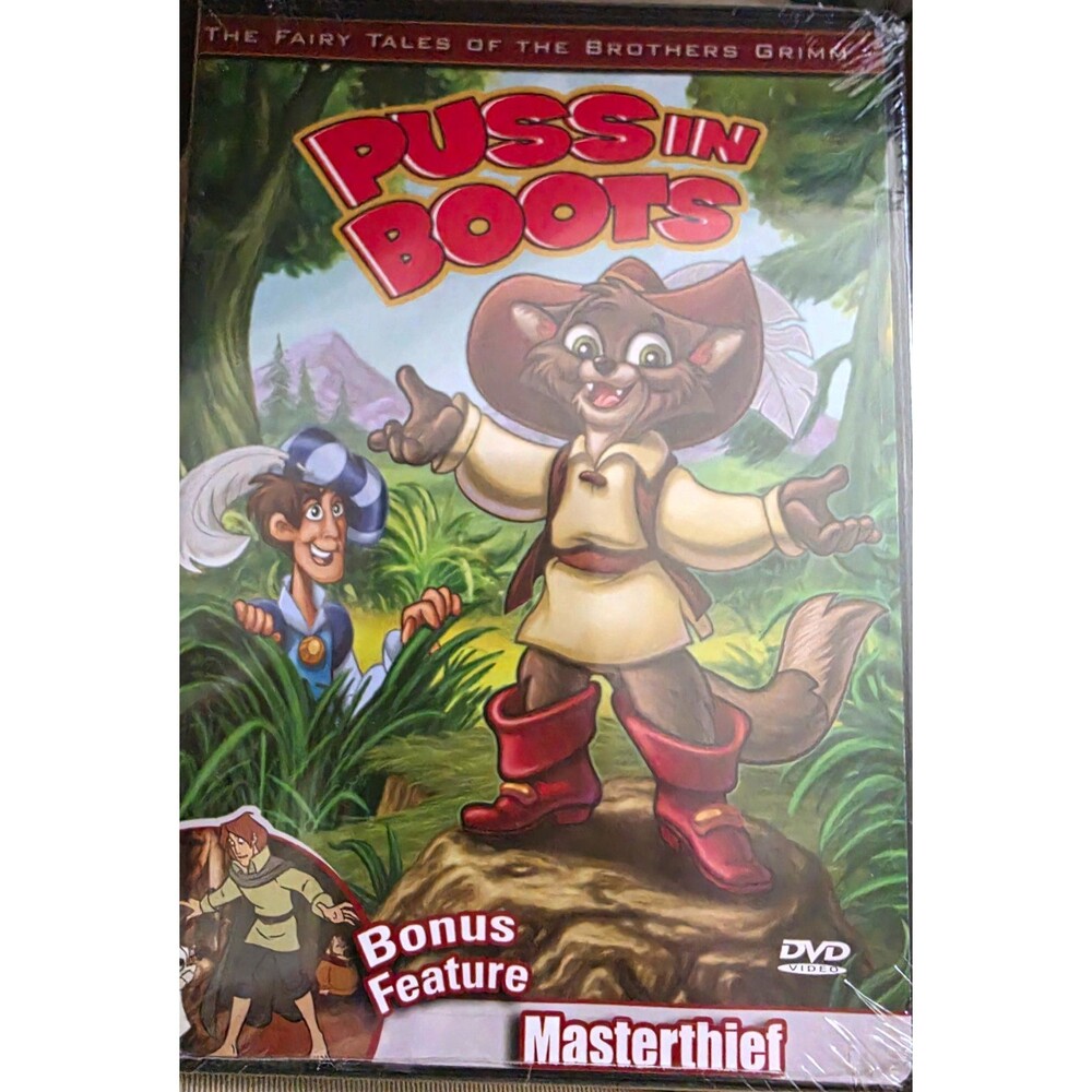 Puss in Boots Fairy Tales Brothers Grimm DVD Bonus Feature Full Screen 2004